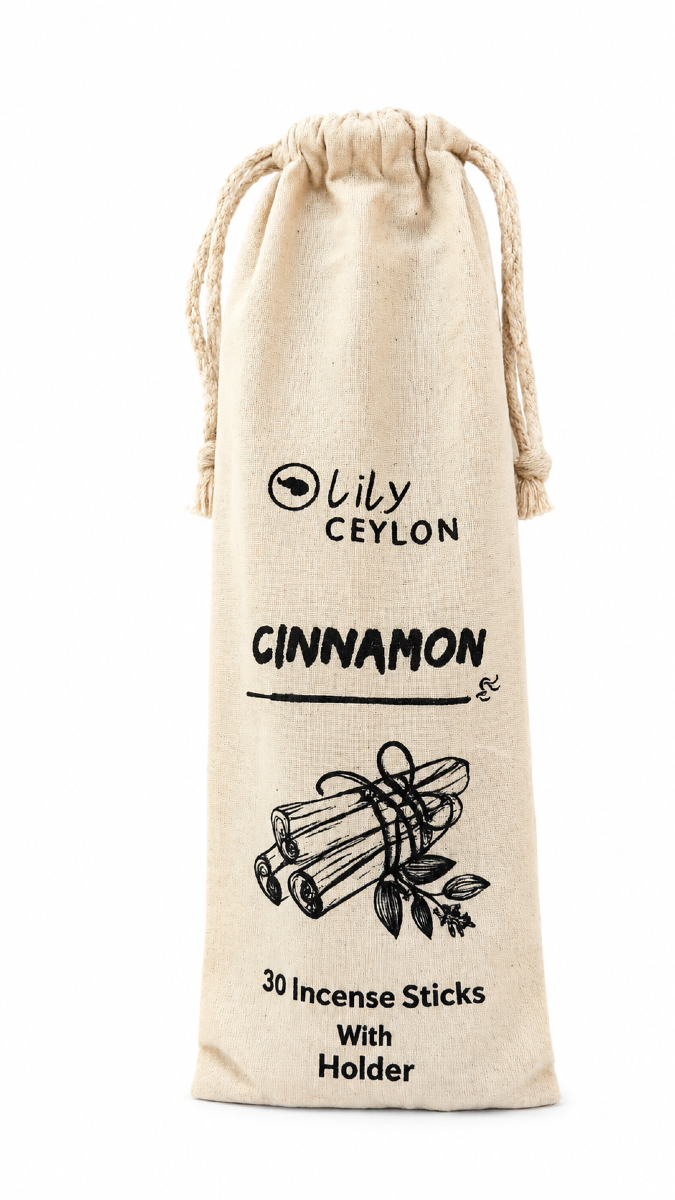 Cinnamon Incense Bag with Holder