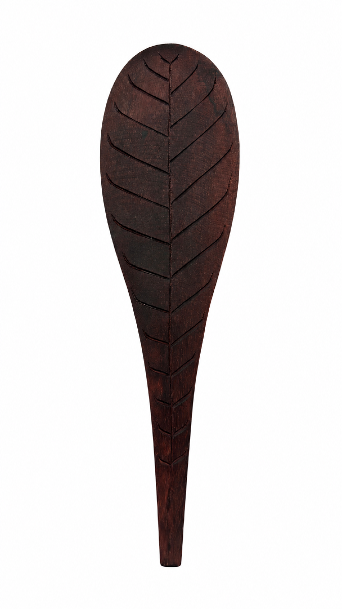 Araliya Leaf Shape Wooden Holder